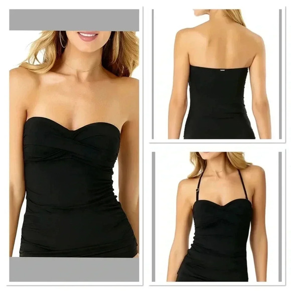 Bleu Rod Beattie Twist Front Bandeau Tankini - Picture 1 of 10